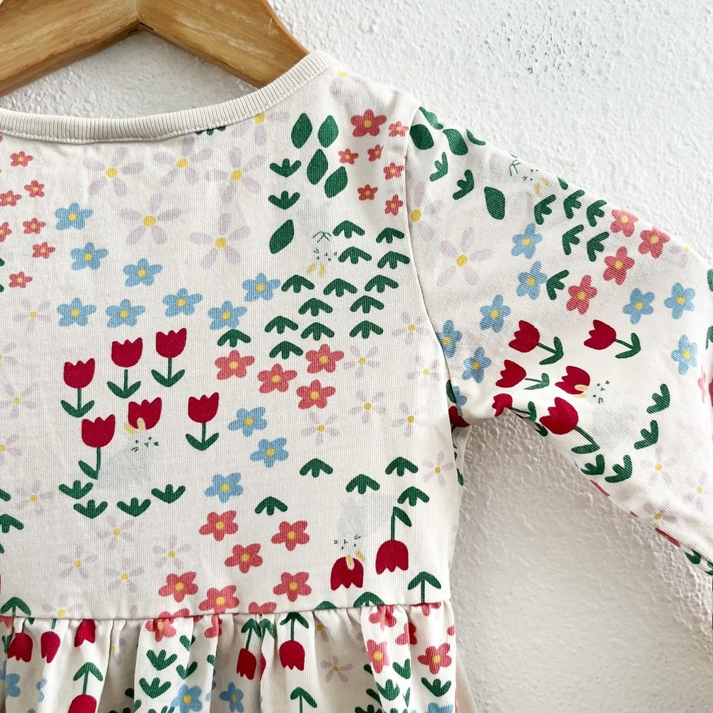 HANNA ANDERSSON Mellow Meadow Floral Dress Size 3T - Picture 3 of 7